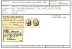 Karteikarte zum Holotyp von Rotalia berchtoldsdorfensis Karrer, 1877